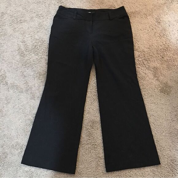 APT 9 plus size Flat front Wide leg, stretch dressy pants - Picture 2 of 4